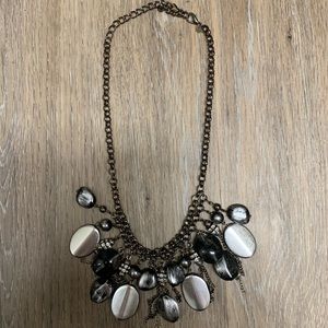 Black and Silver Necklace